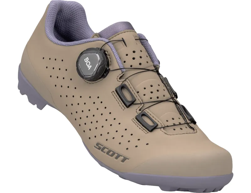 Balfes Bikes Scott Gravel Pro Women's Shoe in Toast Beige/Bliss Pink | Free postage over £30, £10 off first order, price match & 0% finance.