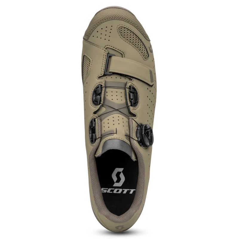 Scott MTB Comp Boa Mountain Bike Shoe in Beige/Brown-4