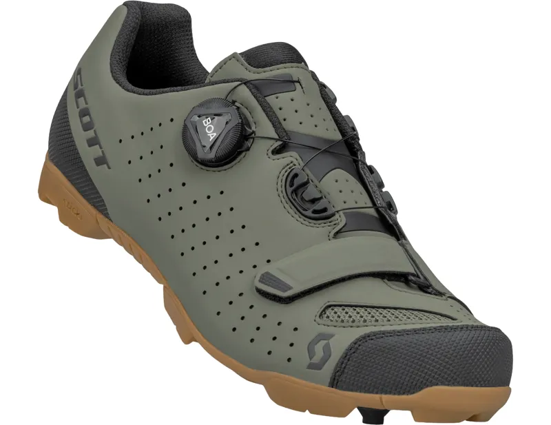 Scott MTB Comp Boa Mountain Bike Shoe in Green/Black