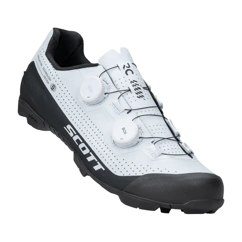 Balfes Bikes Scott MTB RC Shoe in White/Black | Free postage over £30, £10 off first order, price match & 0% finance.