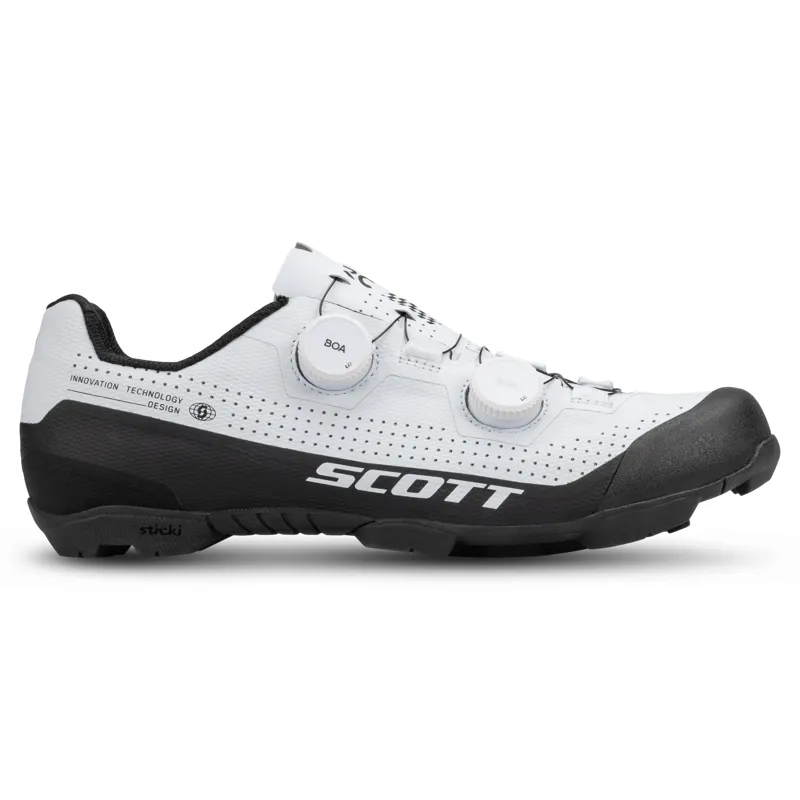 Scott MTB RC Shoe in White/Black-2