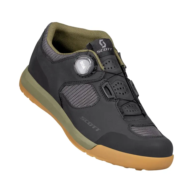 Balfes Bikes Scott MTB Shr-alp EVO BOA Shoe in Black/Fir Green | Free postage over £30, £10 off first order, price match & 0% finance.