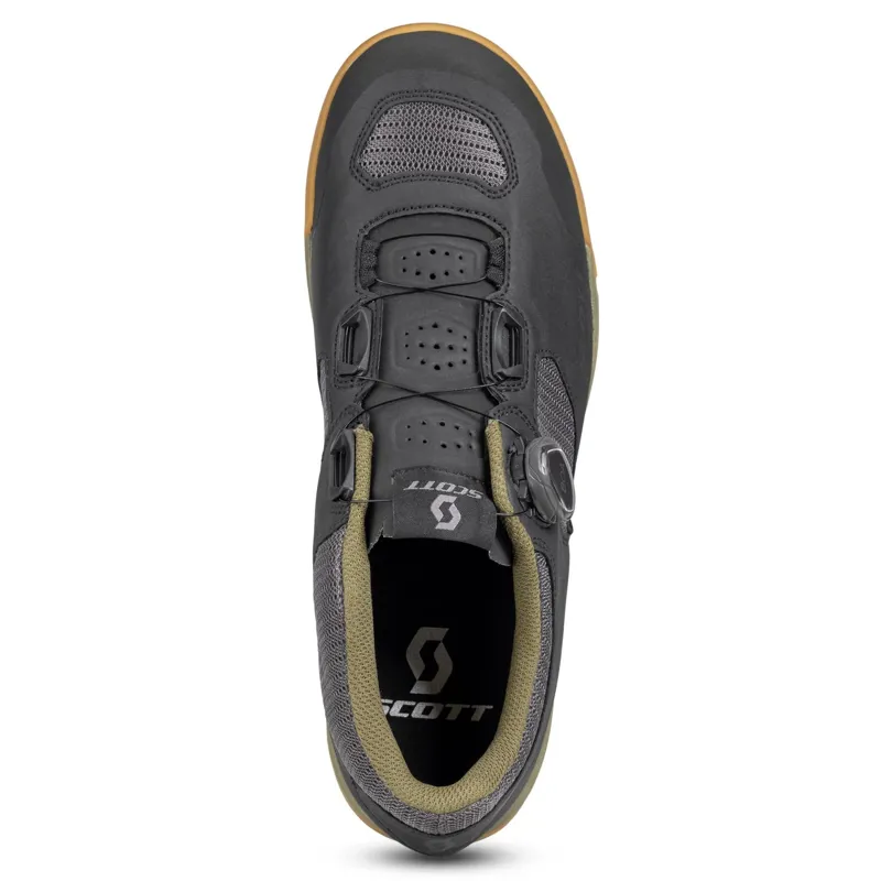 Scott MTB Shr-alp EVO BOA Shoe in Black/Fir Green-4