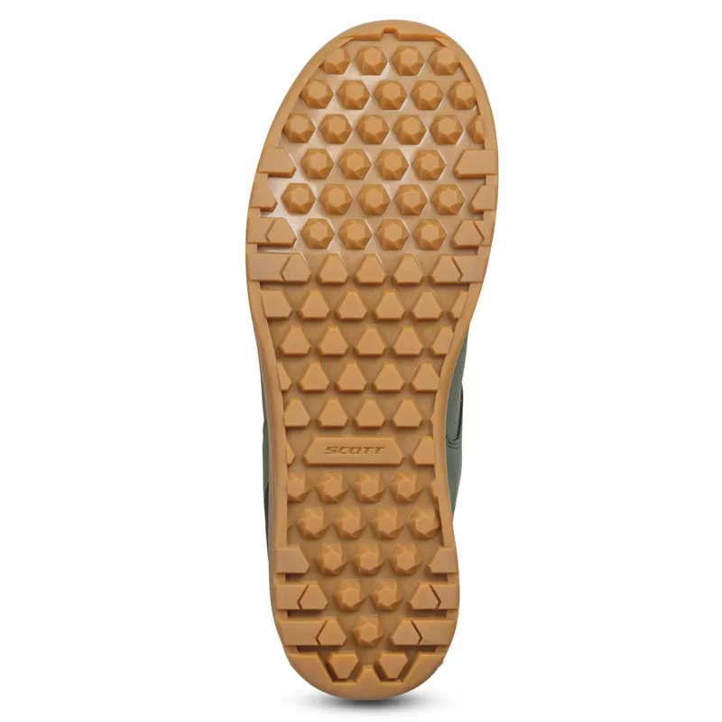 Scott MTB Shr-alp Flat Lace Mountain Bike Shoe in Moss Green/Black-5