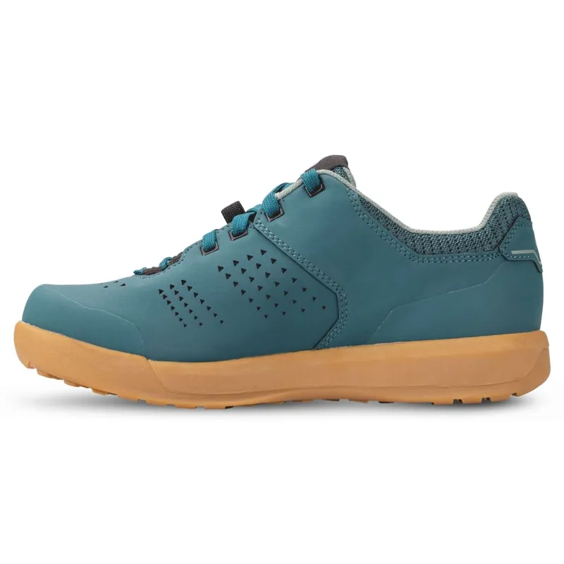 Scott MTB Shr-alp Flat Lace Women's Shoe in Petrol Blue/Mint Green-3