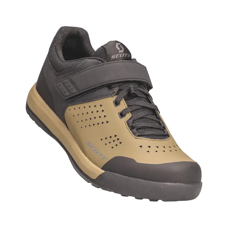 Balfes Bikes Scott MTB Shr-alp Lace Strap Shoe in Black/Fir Green | Free postage over £30, £10 off first order, price match & 0% finance.