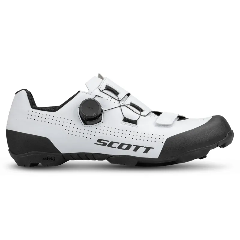 Scott MTB Team BOA Women's Mountain Bike Shoe in White/Black-2