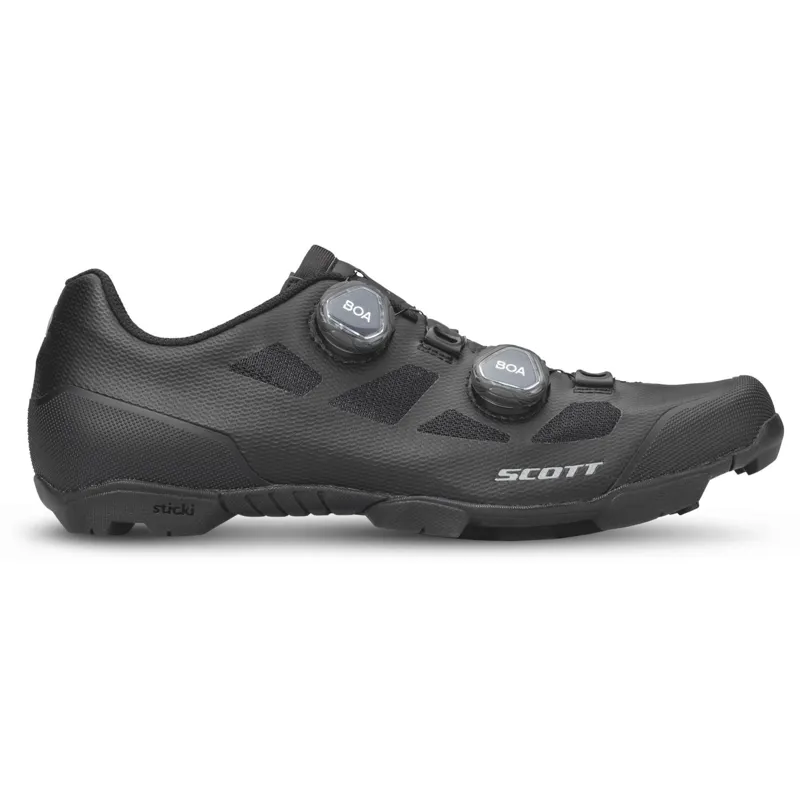 Scott MTB Vertec Shoe in Matt Black-2