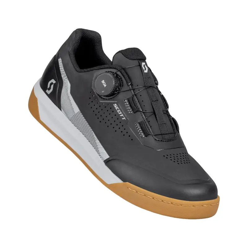 Balfes Bikes Scott MTB Volt Evo Flat BOA Shoe in Black/White | Free postage over £30, £10 off first order, price match & 0% finance.