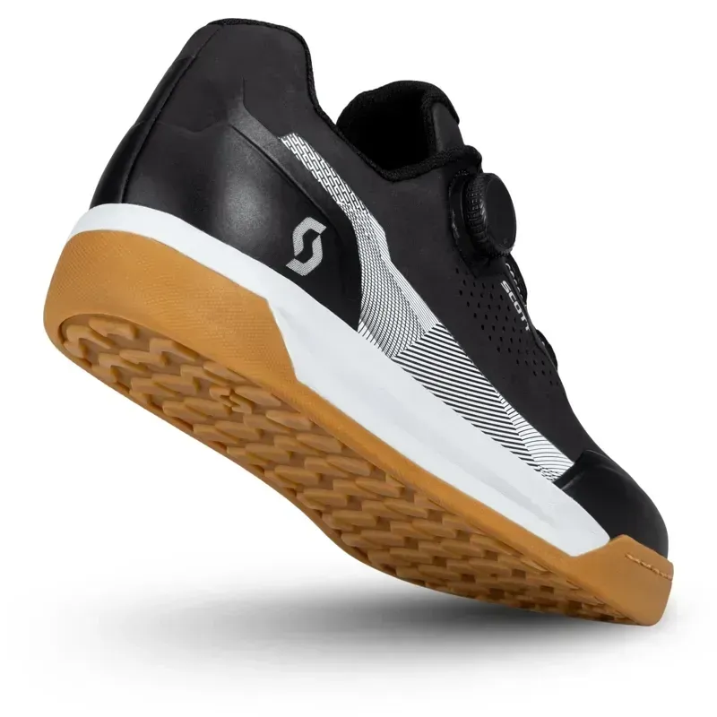 Scott MTB Volt Evo Flat BOA Shoe in Black/White-2