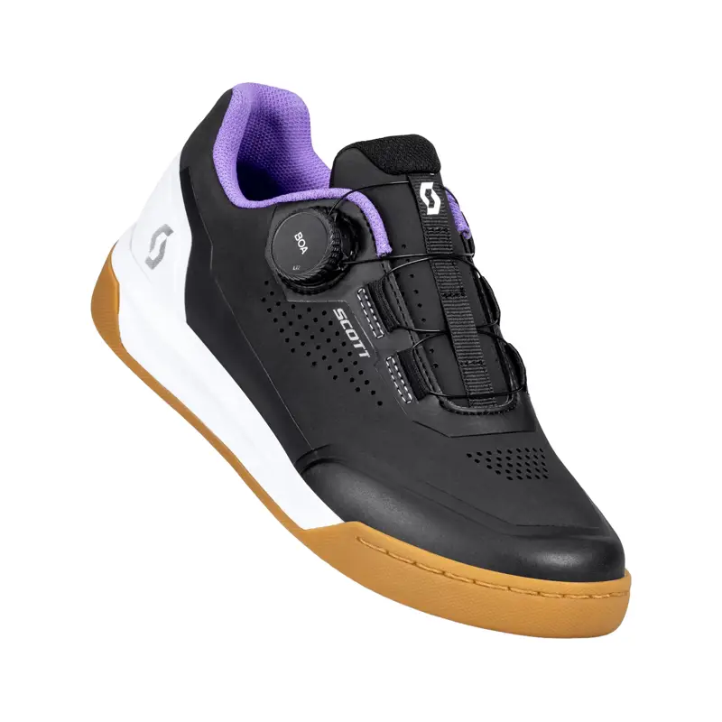 Balfes Bikes Scott MTB Volt Evo Flat Boa Women's Shoe in Black/White | Free postage over £30, £10 off first order, price match & 0% finance.