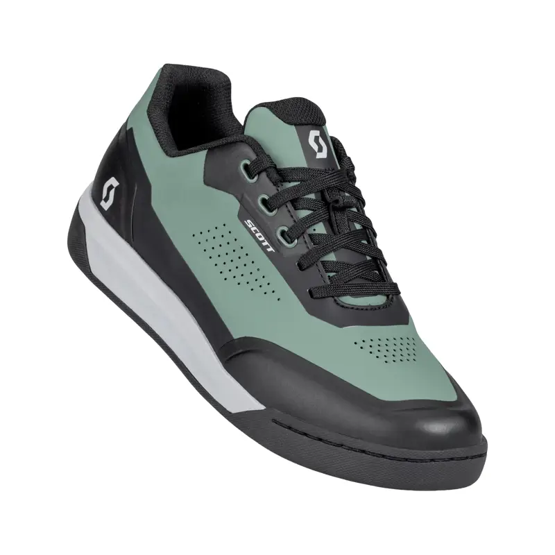 Balfes Bikes Scott MTB Volt Evo Flat Mountain Bike Shoe in Green/Black | Free postage over £30, £10 off first order, price match & 0% finance.