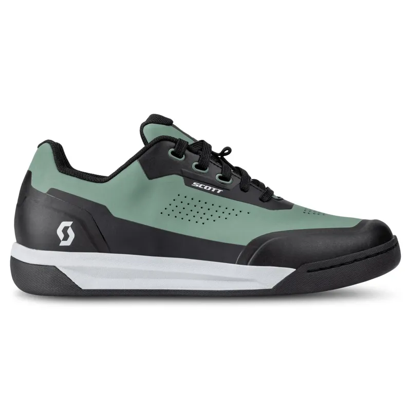 Scott MTB Volt Evo Flat Mountain Bike Shoe in Green/Black-2