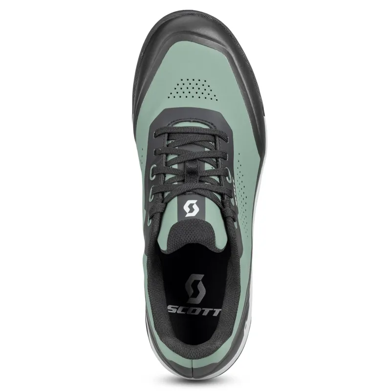 Scott MTB Volt Evo Flat Mountain Bike Shoe in Green/Black-4