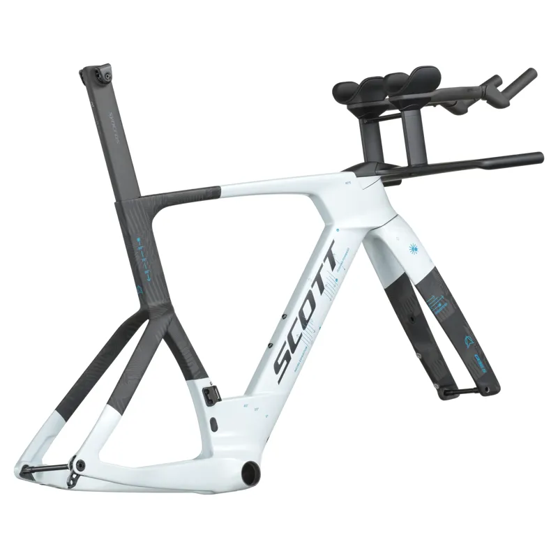 Scott Plasma RC TT HMX Frame Set 2026 in Cumulus White/Carbon Black-1
