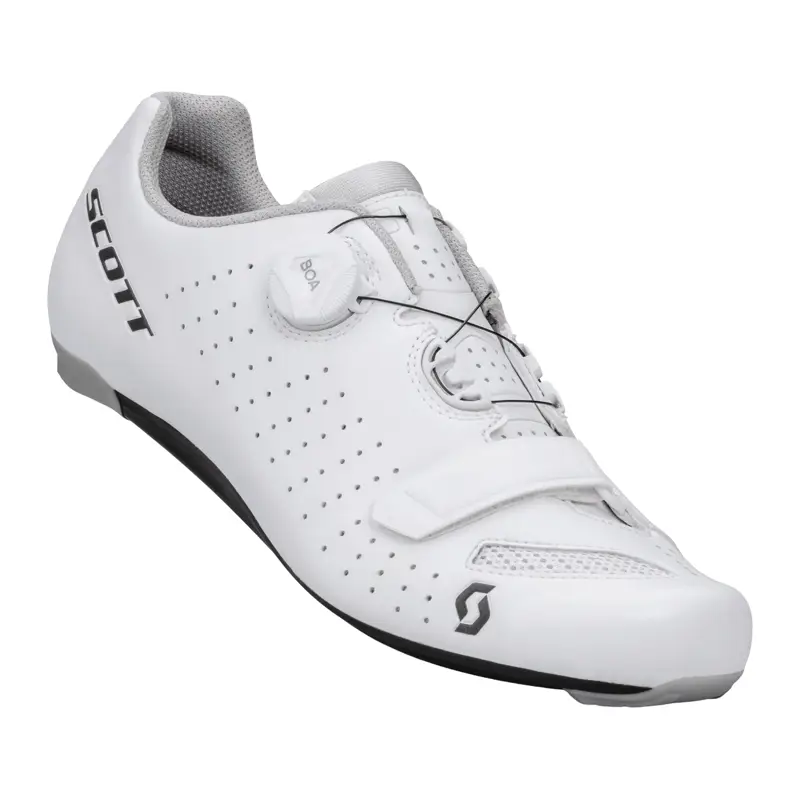 Balfes Bikes Scott Road Comp BOA Shoe in White | Free postage over £30, £10 off first order, price match & 0% finance.