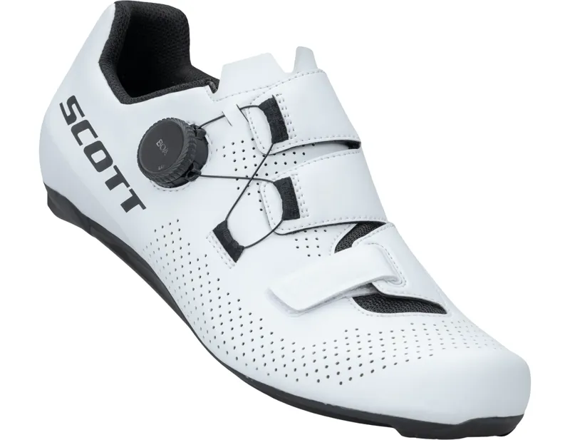 Balfes Bikes Scott Road Team BOA Women's Shoe in White/Black | Free postage over £30, £10 off first order, price match & 0% finance.