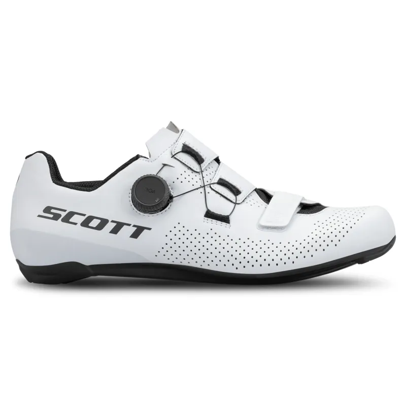 Scott Road Team BOA Women's Shoe in White/Black-2
