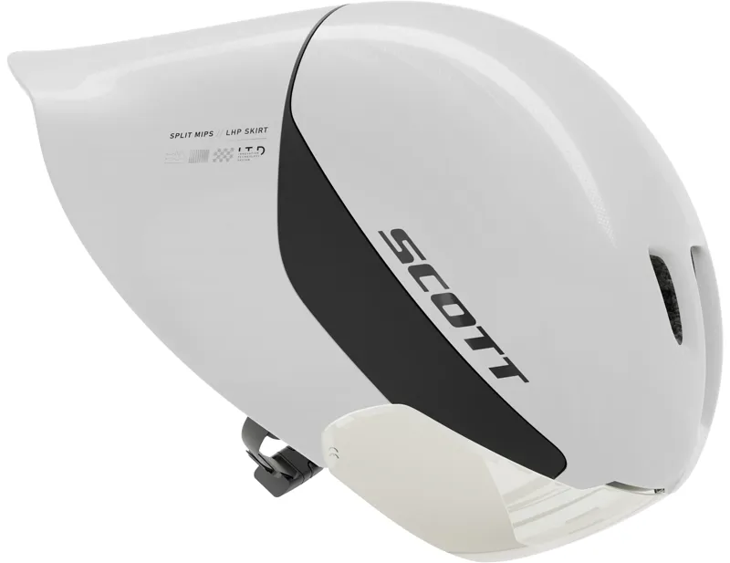 Balfes Bikes Scott Split Mips TT Helmet in Mineral White | Free postage over £30, £10 off first order, price match & 0% finance.