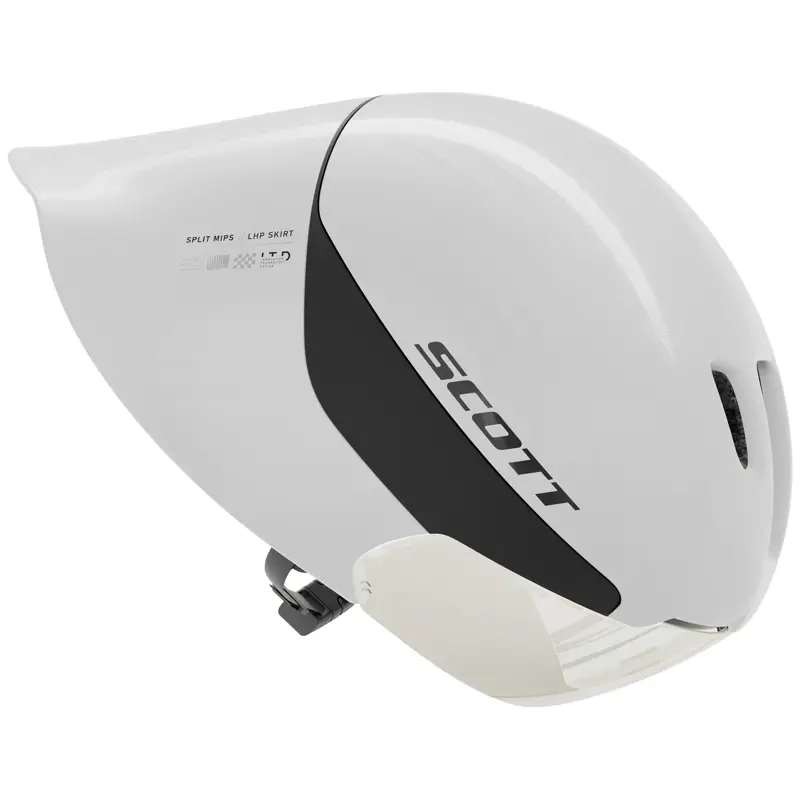 Balfes Bikes Scott Split Mips TT Helmet in Mineral White | Free postage over £30, £10 off first order, price match & 0% finance.