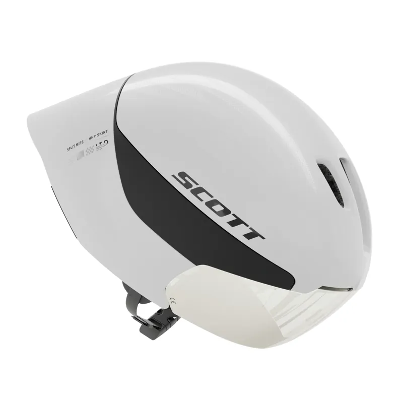 Scott Split Mips TT Helmet in Mineral White-1