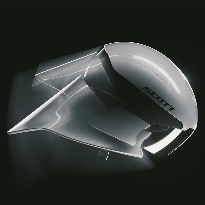 Scott Split Mips TT Helmet in Mineral White-10