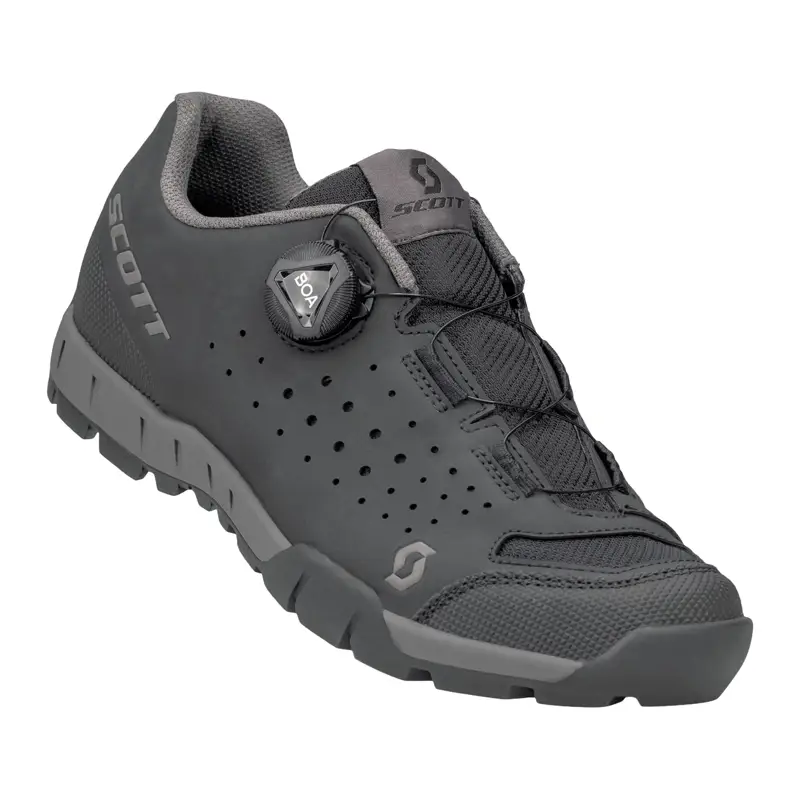 Balfes Bikes Scott Sport Trail Evo BOA Women's Mountain Bike Shoe in Matt Black/Anthracite Grey | Free postage over £30, £10 off first order, price match & 0% finance.