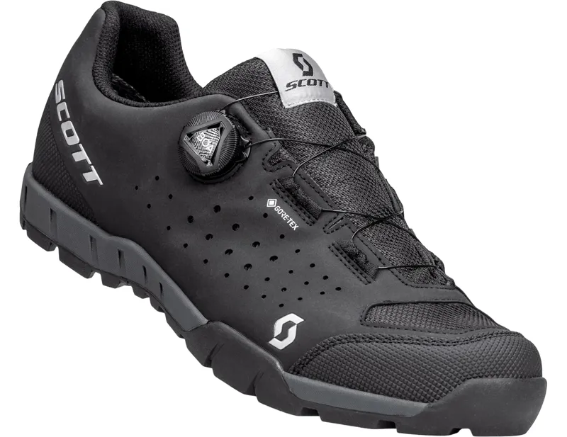 Balfes Bikes Scott Sport Trail Evo GORE-TEX Mountain Bike Shoe in Black | Free postage over £30, £10 off first order, price match & 0% finance.