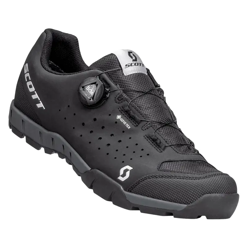 Balfes Bikes Scott Sport Trail Evo GORE-TEX Mountain Bike Shoe in Black | Free postage over £30, £10 off first order, price match & 0% finance.