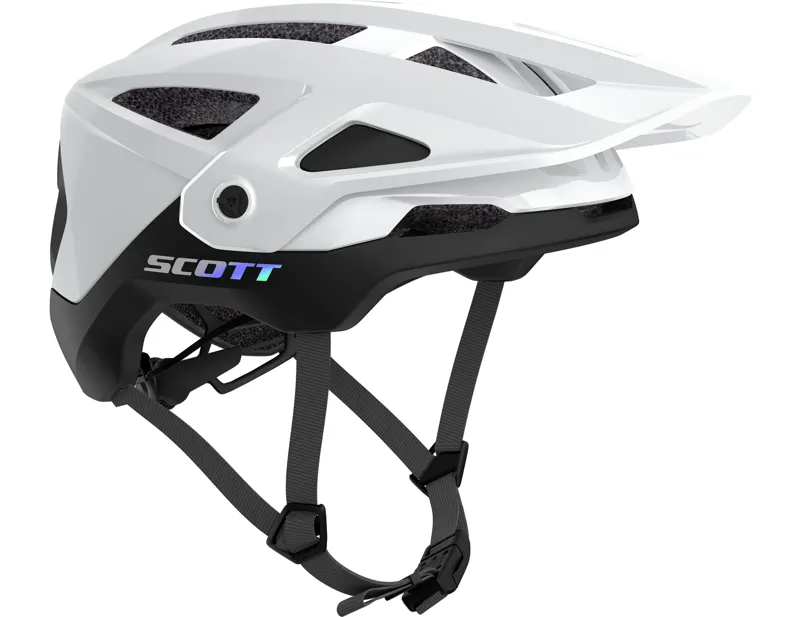 Scott Stego Plus MIPS Helmet in White Glossy/Black