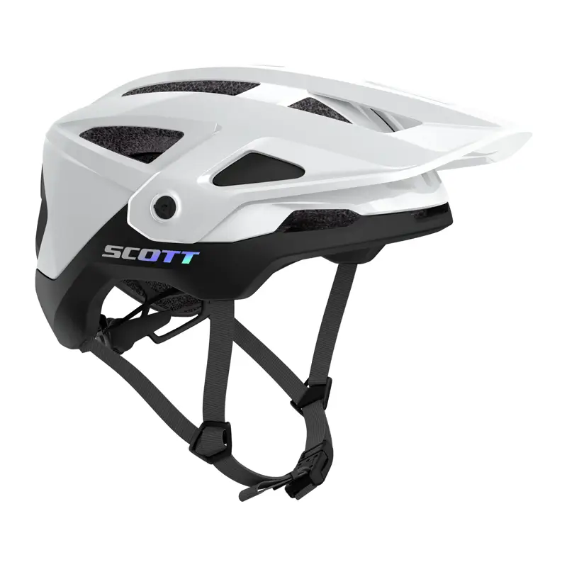 Balfes Bikes Scott Stego Plus MIPS Helmet in White Glossy/Black | Free postage over £30, £10 off first order, price match & 0% finance.