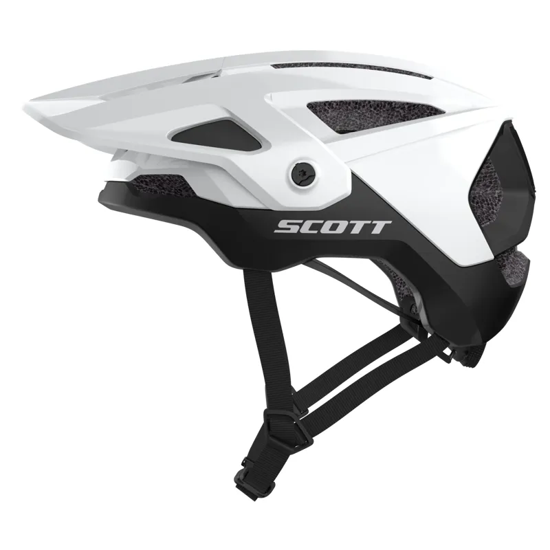Scott Stego Plus MIPS Helmet in White Glossy/Black-1