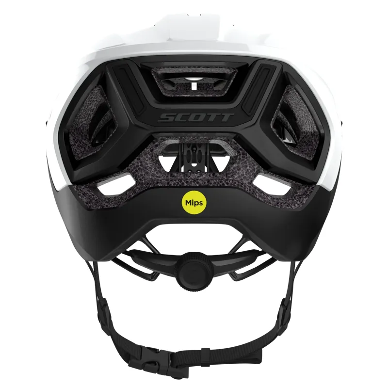 Scott Stego Plus MIPS Helmet in White Glossy/Black-3