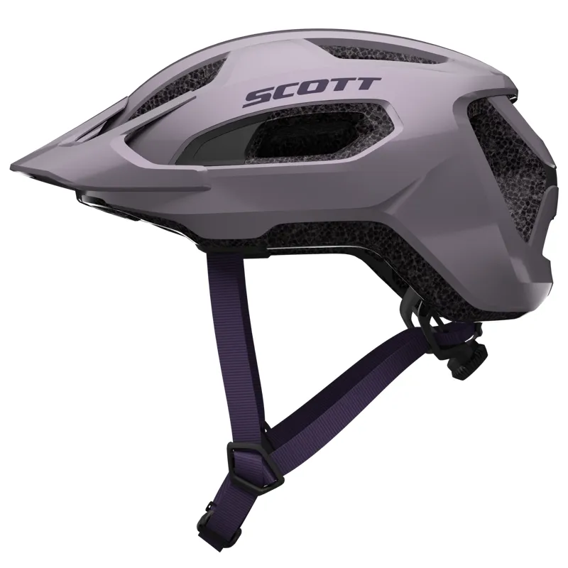 Scott Supra Helmet in Silver Purple-1
