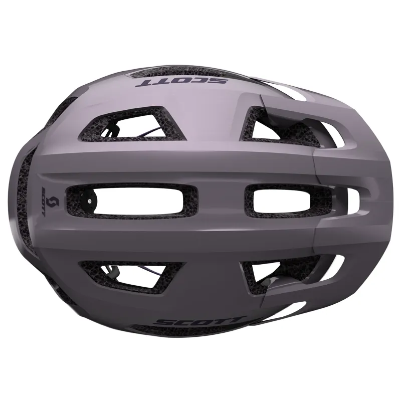 Scott Supra Helmet in Silver Purple-2