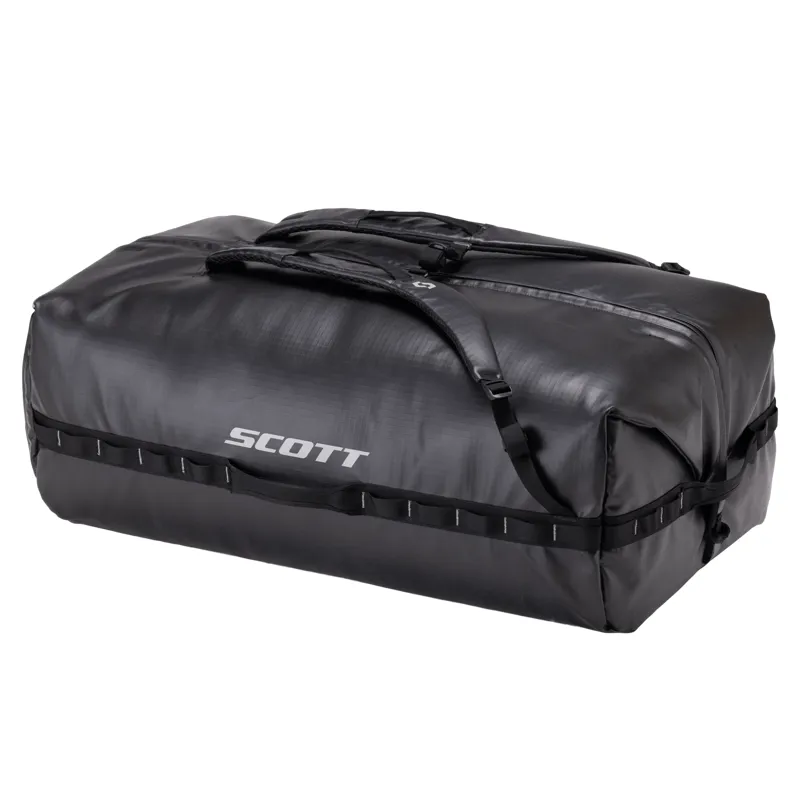 Scott Travel 90 Duffle Bag in Black/Fog Grey-2