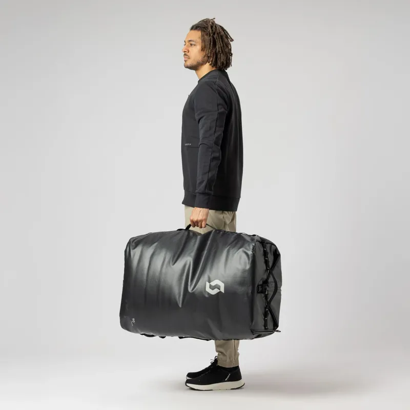 Scott Travel 90 Duffle Bag in Black/Fog Grey-6