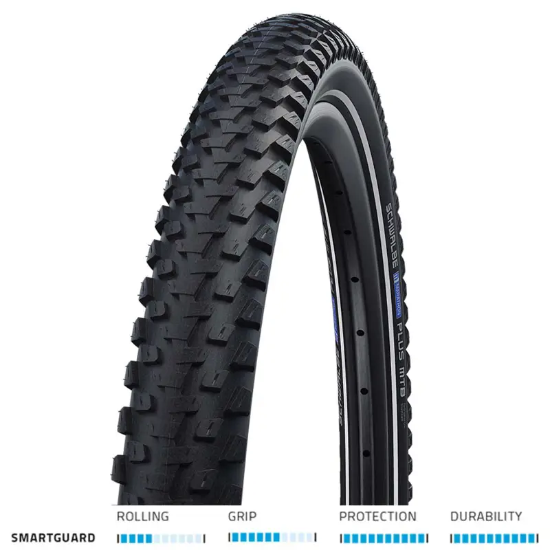 Balfes Bikes Schwalbe Marathon Plus Tour Smartguard 700c In Black | Free postage over £30, £10 off first order, price match & 0% finance.