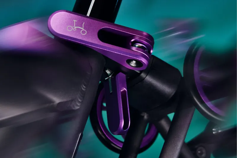 Brompton T Line Ceratech 4 Speed Folding Bike 2025 in Ceratech Black-2