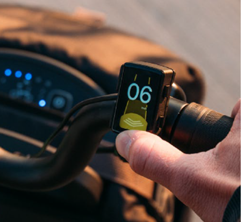 Brompton Electric C Line with SuperRoll+ 4-Speed Folding Bike 2026 in Red Plum-6