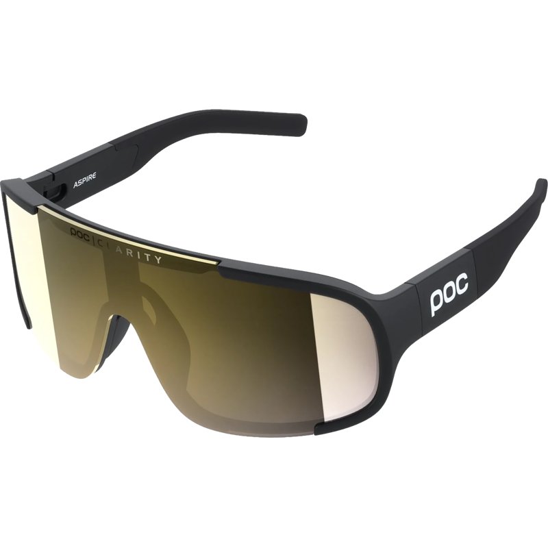 Balfes Bikes POC Aspire Mid in Uranium Black/Clarity Road/Partly Sunny Gold | Free postage over £30, £10 off first order, price match & 0% finance.