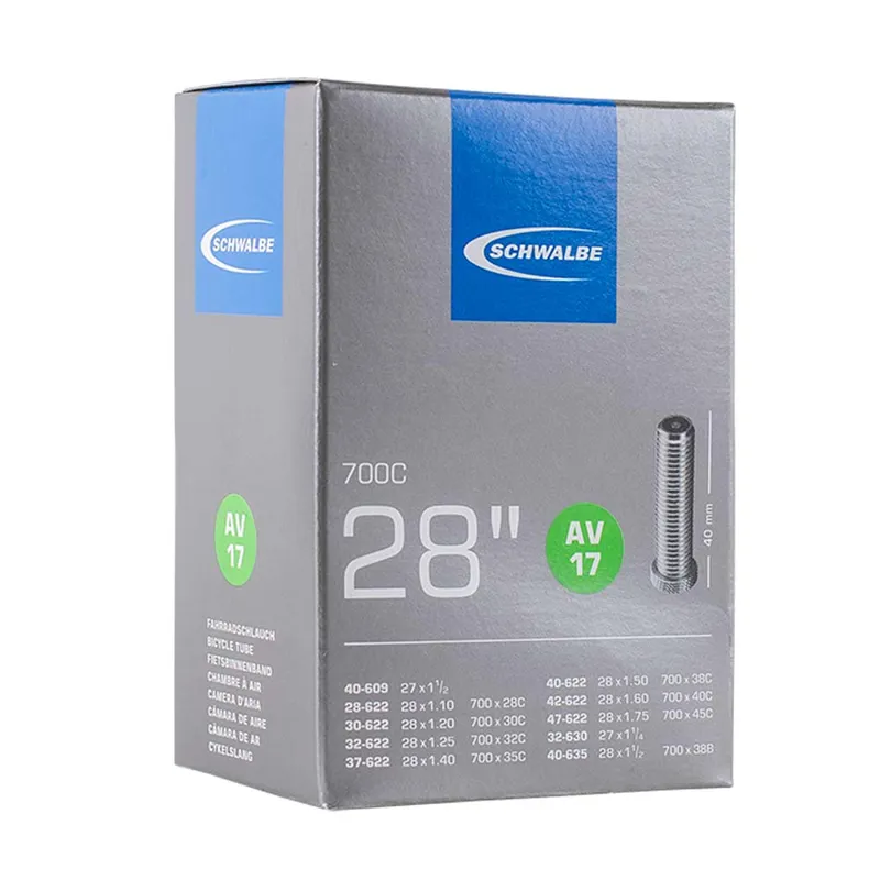 Schwalbe AV17 700c Tubes in Black-1