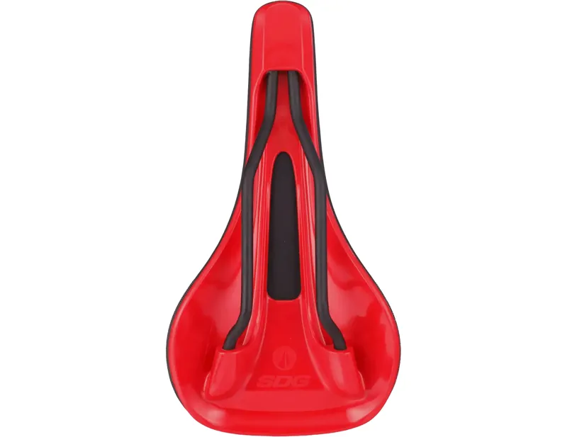 SDG Bel Air V3 Max Lux-Alloy Saddle in Black/Red-1