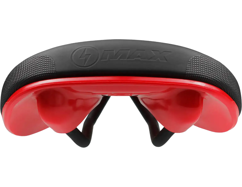 SDG Bel Air V3 Max Lux-Alloy Saddle in Black/Red-3