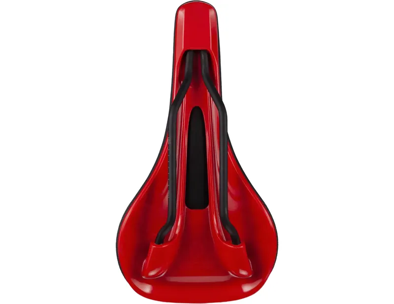 SDG Bel Air V3 Lux-Alloy Saddle in Black/Red-1