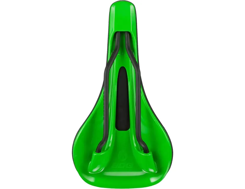 SDG Bel Air V3 Lux-Alloy Saddle in Black/Green-1