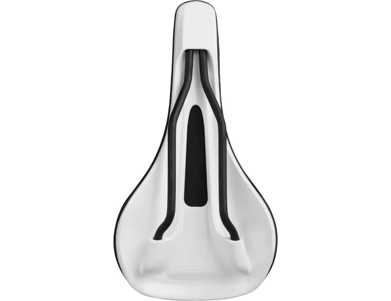 SDG Bel Air V3 Lux-Alloy Saddle in Black/White-1