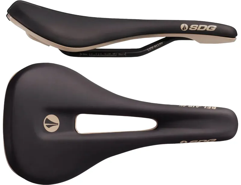 SDG Bel Air V3 Overland Lux-Alloy Saddle in Black/Tan