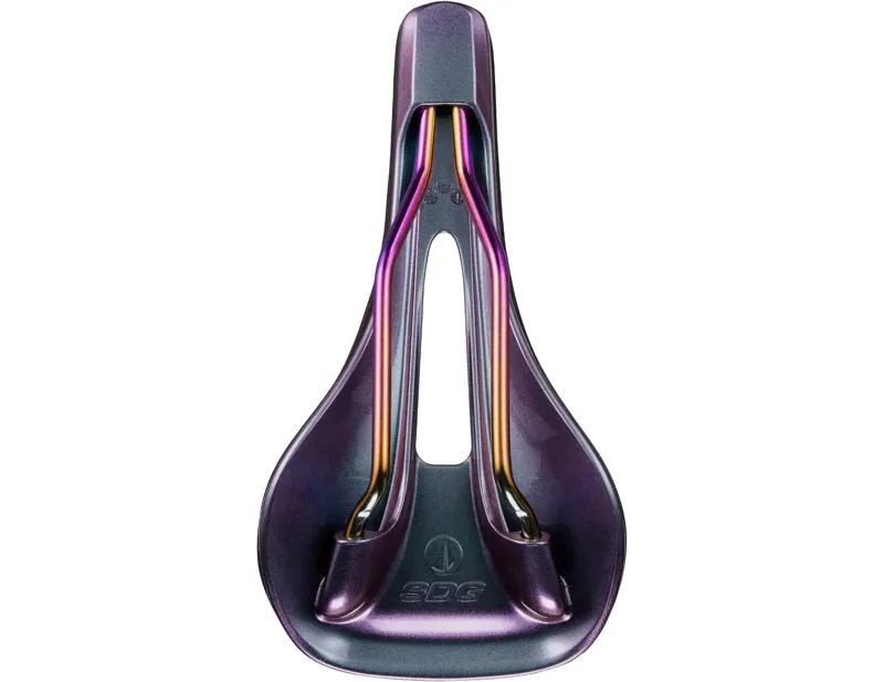 SDG Bel Air V3 Overland Lux-Alloy Saddle in Black/Oil Slick-1