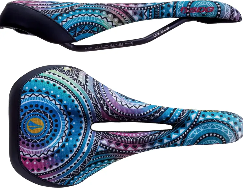 Balfes Bikes Sdg SDG Allure V2 Women's Lux-Alloy Saddle in Cornish Surf Print | Free postage over £30, £10 off first order, price match & 0% finance.